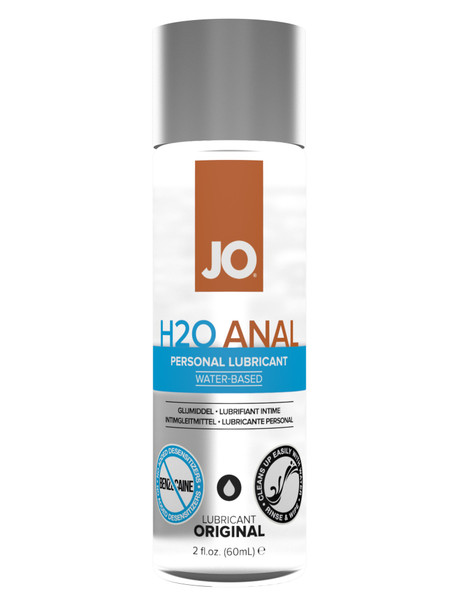 System JO H2O Anal Original Water Based Lubricant 60ml | Personal Sex Lube
