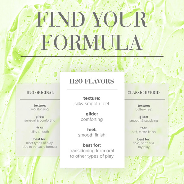 System JO H2O Flavours Green Apple Water Based Lubricant 30ml Personal Sex Lube