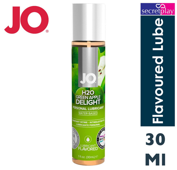 System JO H2O Flavours Green Apple Water Based Lubricant 30ml Personal Sex Lube