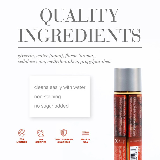 System JO H2O Flavours Strawberry Water Based Lubricant 30ml Personal Sex Lube