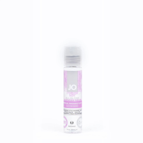 System Jo Lavender All-in-One Sensual Massage Glide 30ml | Silicone Based Long Lasting Glide