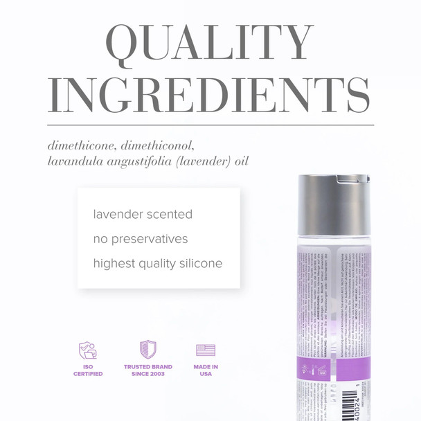 System Jo Lavender All-in-One Sensual Massage Glide 30ml | Silicone Based Long Lasting Glide