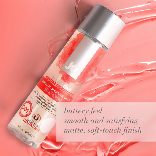 System Jo Warm Embrace All-in-One Sensual Massage Glide 30ml | Silicone Based