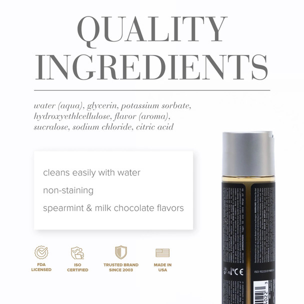 System Jo Gelato Mint Chocolate Lubricant, 30ml | Water Based Person Sex Lube