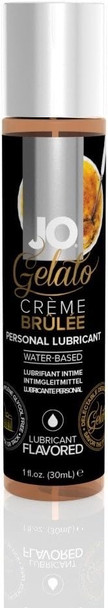 System Jo Gelato Creme Brulee Lubricant, 30ml | Water Based Person Sex Lube