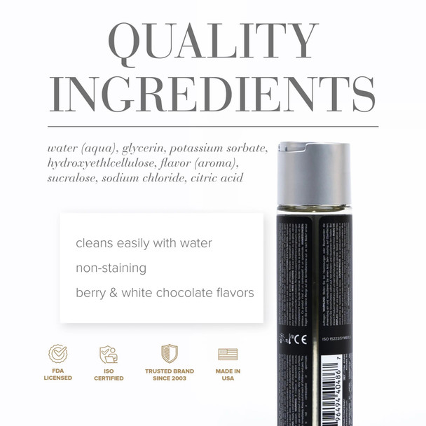 System Jo Gelato White Chocolate Lubricant 30ml | Water Based Person Sex Lube