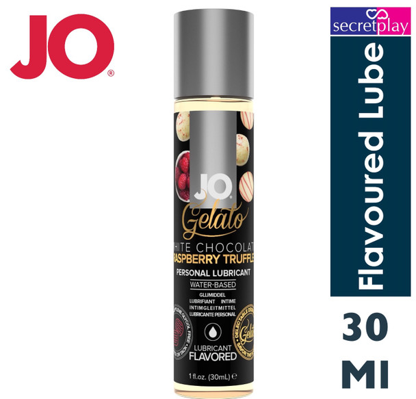 System Jo Gelato White Chocolate Raspberry  Lubricant 30ml | Water Based Personal Sex Lube