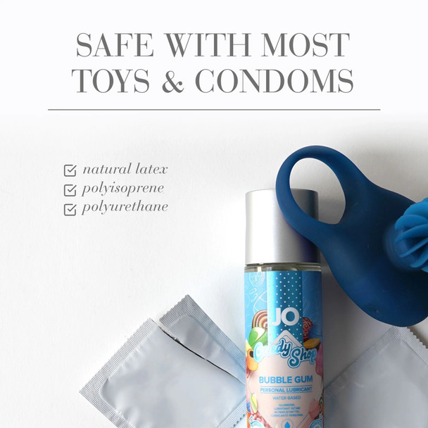 System Jo H2O Bubble Gum Candy Shop Flavored Lubricant 60ml | Person Sex Lube