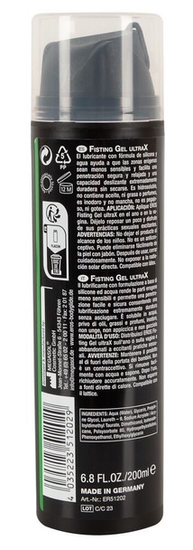 Eros Fisting Gel UltraX Gel 200ml | Anal Vagina Sex Fist Penetration Lubricant