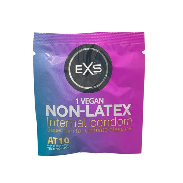 1 x Exs Internal Non-Latex Female Condoms | Standard Lace | Super Thin Ultimate Pleasure | Softer Sensual Sensitive Feeling