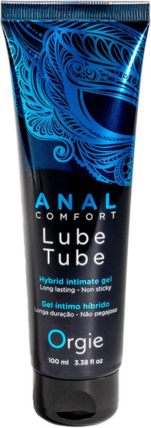 Orgie Lube Tube Anal Comfort 100ml Hybrid Intimate Gel Anale Hybrid Lubricant