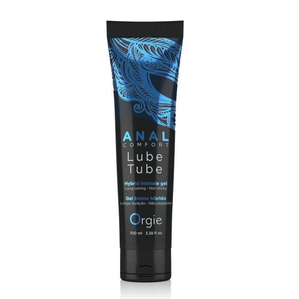 Orgie Lube Tube Anal Comfort 100ml Hybrid Intimate Gel Anale Hybrid Lubricant