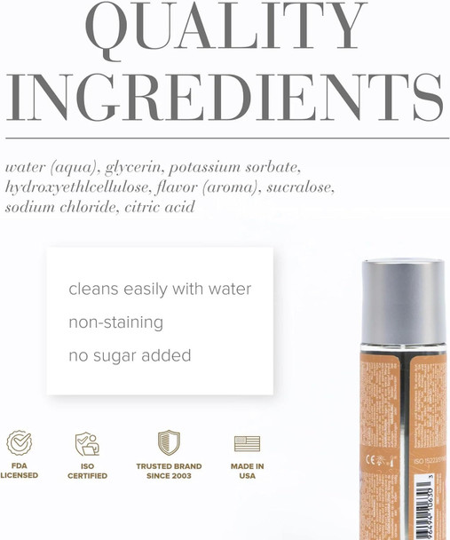 System Jo H2O Butterscotch Candy Shop Flavored Lubricant 60ml | Person Sex Lube