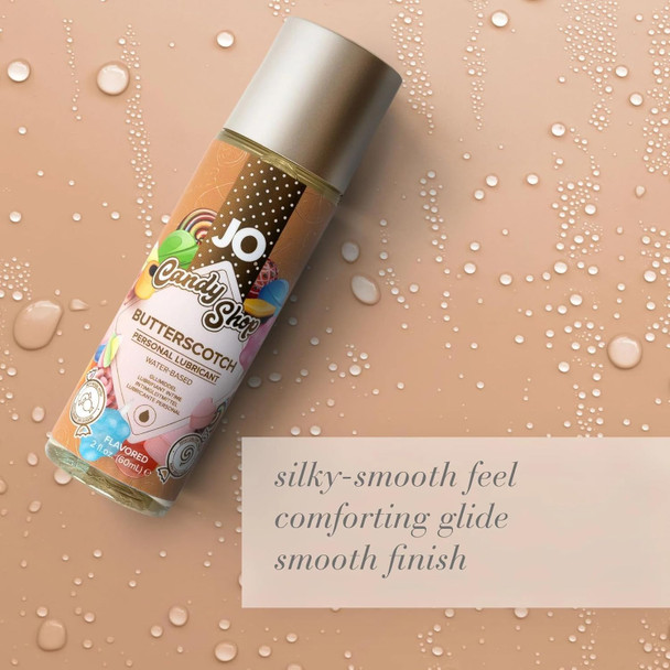 System Jo H2O Butterscotch Candy Shop Flavored Lubricant 60ml | Person Sex Lube