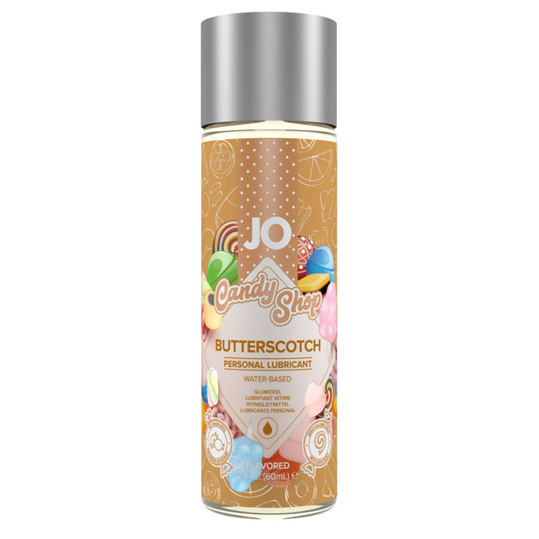 System Jo H2O Butterscotch Candy Shop Flavored Lubricant 60ml | Person Sex Lube