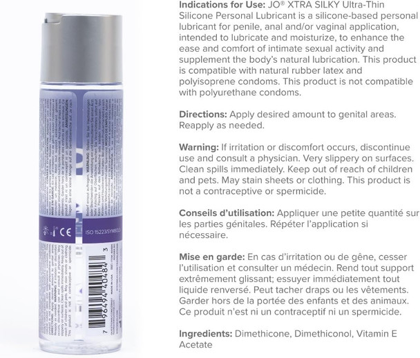  System Jo Xtra Silky Thin Lubricant 30ml | Silicone Based Person Sex Lube