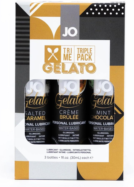 System JO Trim Me Triple Pack Gelato Lube 30ml | Personal Water Based Lubricants