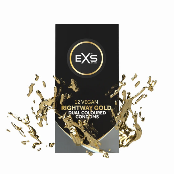 EXS Rightway Gold Condoms Pack of 12