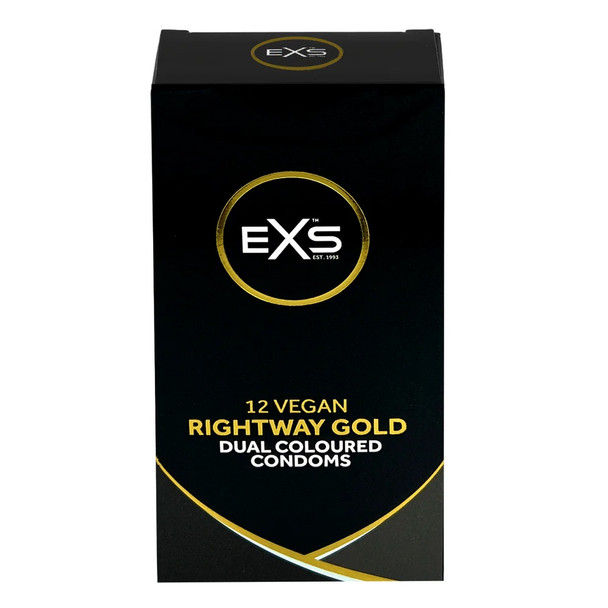EXS Rightway Gold Condoms Pack of 12