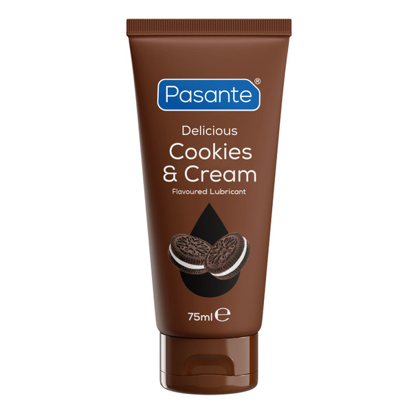 Pasante Delicious Cookies & Cream Flavoured Lube 75ml Tube | Water Based |