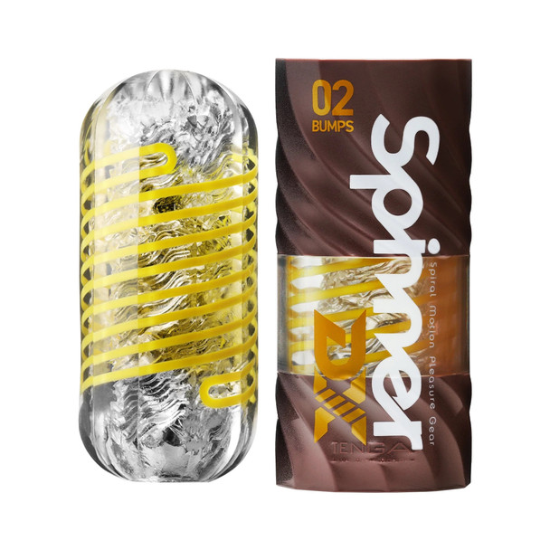 TENGA Spinner DX 02 Bumps | Powerful Twist Stroker Male Masturbator | Sex Toy