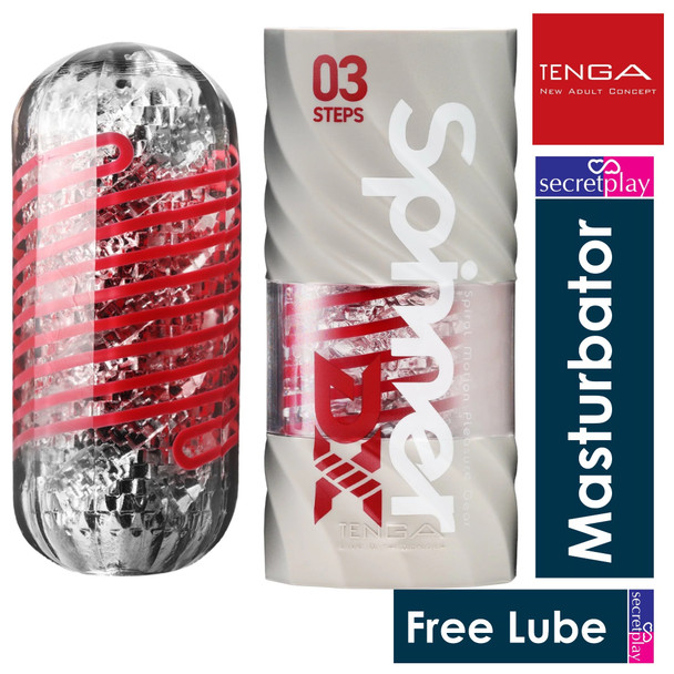 TENGA Spinner DX 03 Steps | Powerful Twist Stroker Male Masturbator | Sex Toy