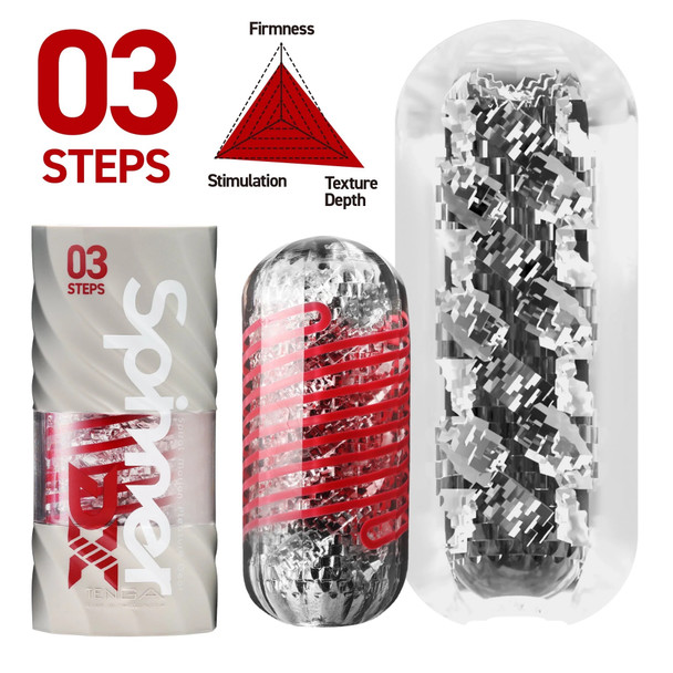 TENGA Spinner DX 03 Steps | Powerful Twist Stroker Male Masturbator | Sex Toy