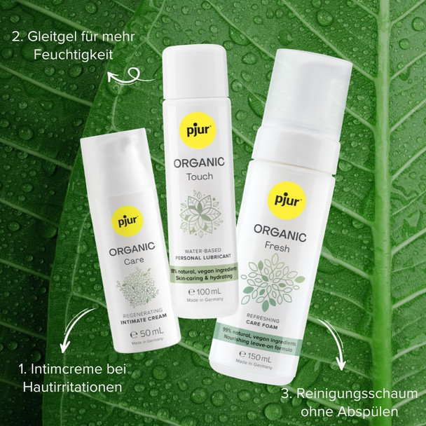 Pjur Organic Touch 100ml Lube | Waterbased Lubricant Vgan Natural Skin Caring