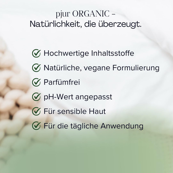 Pjur Organic Fresh Refreshing Care Foam 150 ml | Natural Vegan Soothing Skin