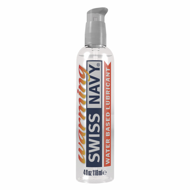 Swiss Navy Warming Water Based Lubricant 118ml Intimate Personal Sex Lube