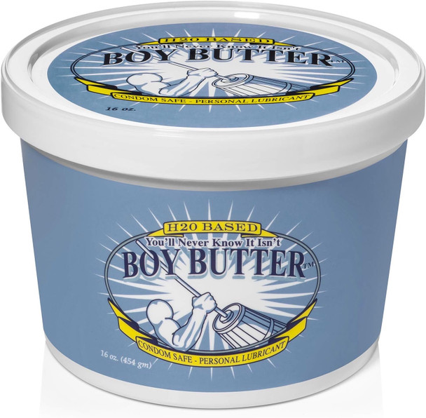 Boy Butter H2O Water Based Cream 160z Fist Lubricant Gay Anal Fisting Sex Lube