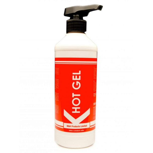 K Hot Gel 500ml Pump Fisting Lube | Warming Senation Fist Lubricants Water Based Lube