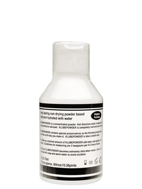 K Lube Powder 60g | Fist Lubricant Water Mix Super Slick Fisting Lube