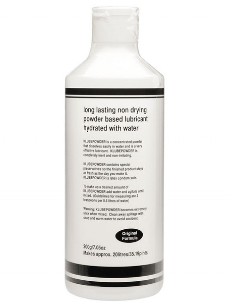 K Lube Powder 200g | Fist Lubricant Water Mix Super Slick Fisting Lube