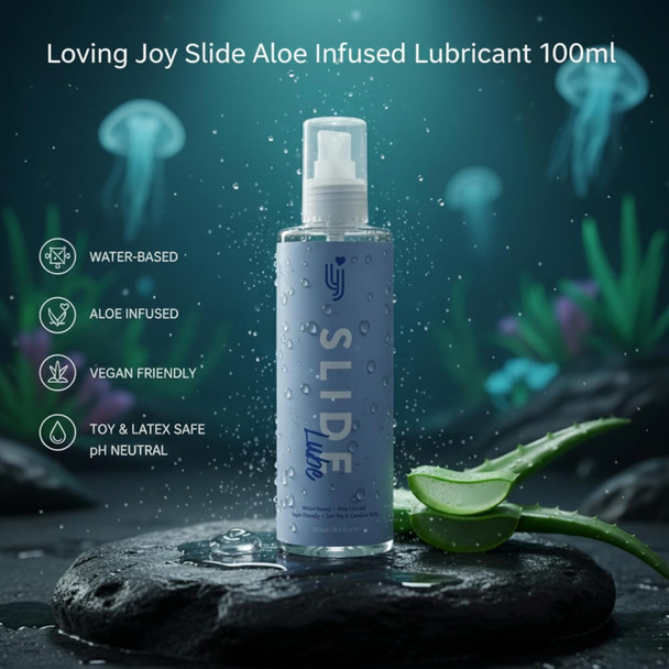 Loving Joy Slide Water Based Lubricant 100ml | Silky Glide Smooth Intimate Lube