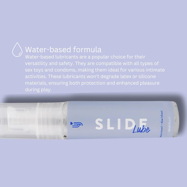 Loving Joy Slide Water Based Lubricant 30ml | Silky Glide Smooth Intimate Lube