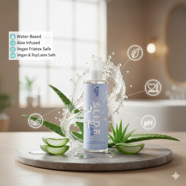 Loving Joy Slide Water Based Lubricant 250ml | Silky Glide Smooth Intimate Lube