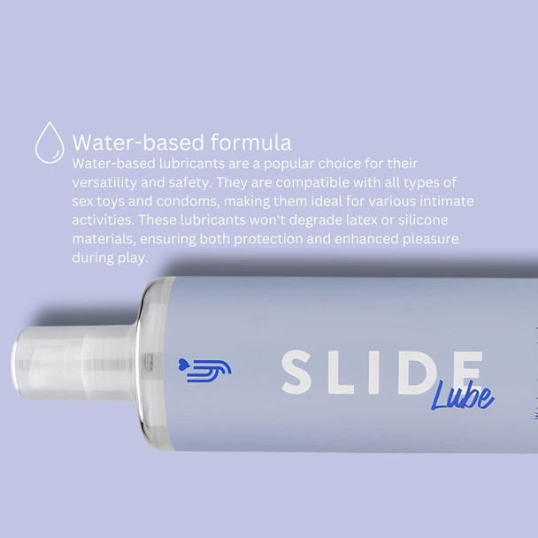 Loving Joy Slide Water Based Lubricant 500ml | Silky Glide Smooth Intimate Lube