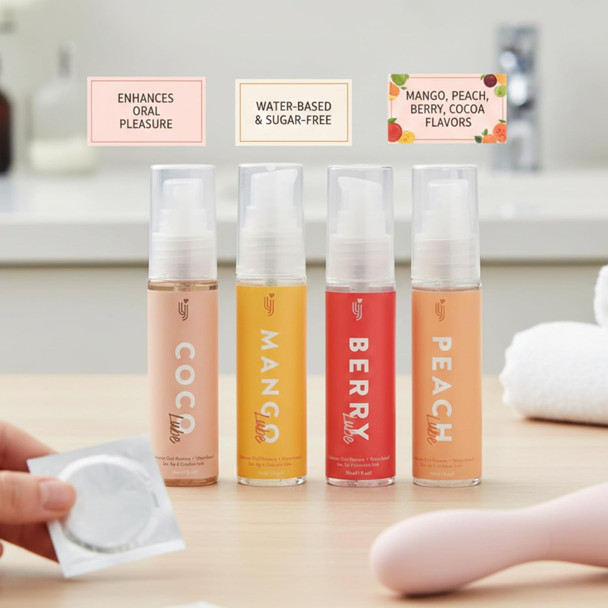 Loving Joy Flavoured Lubricants 30ml Set | Strawberry Peach Chocolate Mango Lube