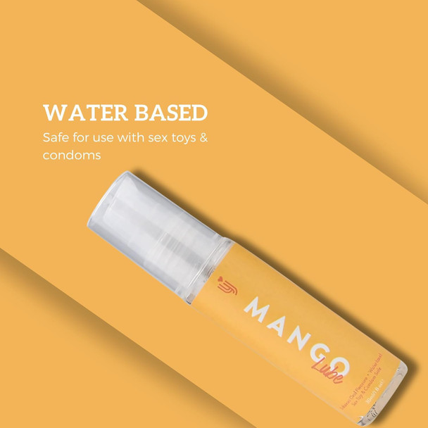Loving Joy Mango Flavoured Lubricants 30ml | Water Based For Travel Size Lube