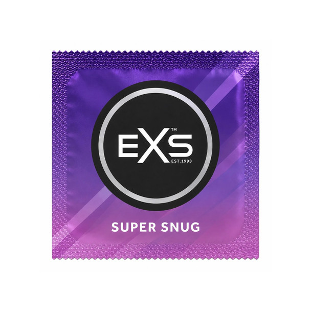 Exs Super Snug Fit Condoms 47mm Width Box of 12 | Smaller Size Tighter Trim Close