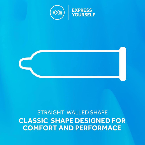 48 Exs Snug Fit Condoms Box | Smaller Size Tighter Trim Close Fit | Vegan