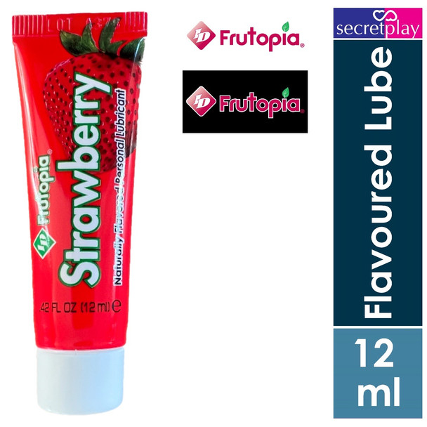 3 x ID Frutopia Juicy Lube Tubes 12ml Lubricants | Cherry | Strawberry | Mango Passion | Watermelon | Raspberry | Banana Flavours Lubes