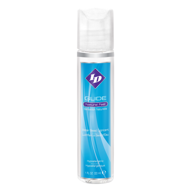 ID Glide Water Based Lube | Lubricants Natural Feel Lubes 30 ml | 1 Fl oz 