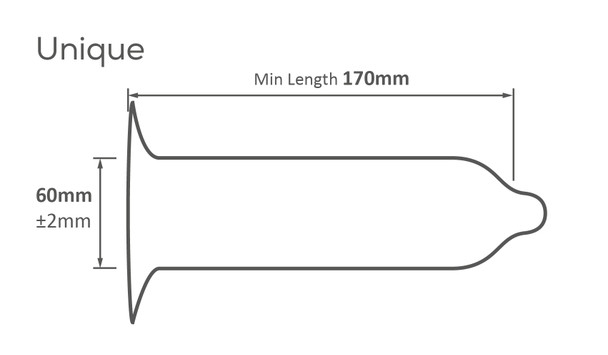 144 x Pasante Unique Non Latex Condoms | Thinnest 15 Microns | Latex Free