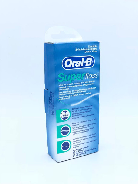 72 X Oral -B Super Floss 50 Pre Cut Strands, Wholesale Bulk