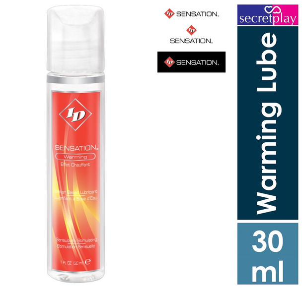 1 x ID Sensation Warming Lube | Water Based Lubricants | 30 ml