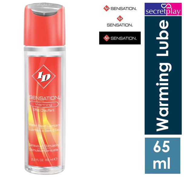 1 x ID Sensation Warming Lube | Water Based Lubricants | 65 ml