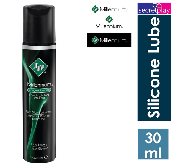 ID Millennium Lube 30 ml | Silicone Based Lubricant | Long Lasting | Ultra Slippery Lube 