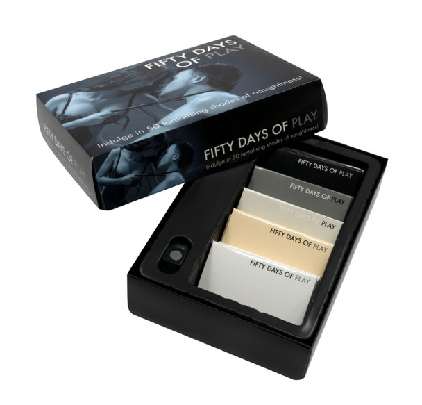Fifty Days of Play Adult Board Card Dice Game | Sexy Naughty Fantasy Couple Bedroom Game | Romantic Gift